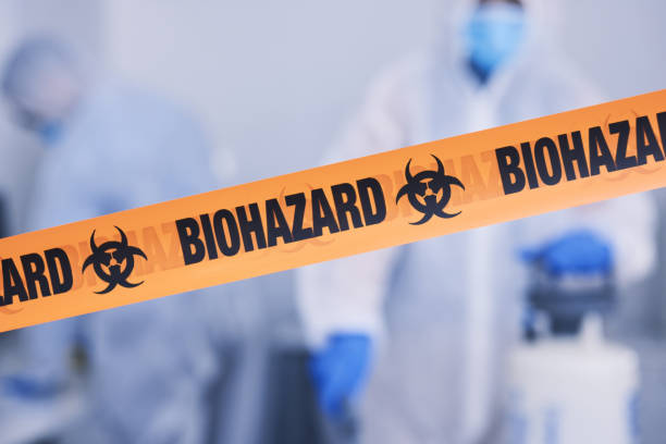 Professional Biohazard technician working in Salter Path, NC
